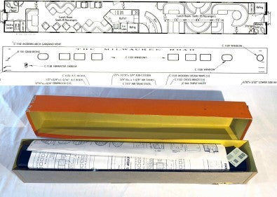 Walthers 933-4885 O Scale Twin Cities Hiawatha Passenger Car Kit