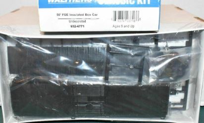 Walthers 932-4771 HO 50' FGE Undecorated Insulated Box Car Kit