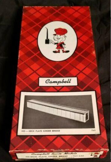 Campbell Scale Models 765-650 HO Deck Plate Girder Bridge Kit