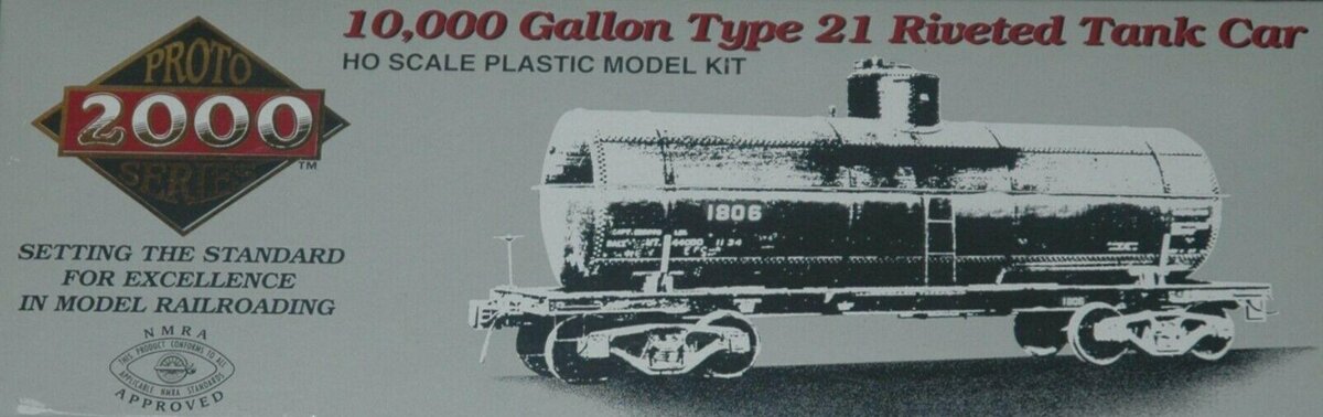 Proto 2000 1806 HO MPLX 10,000 Gallon Type 21 Riveted Tank Car Kit