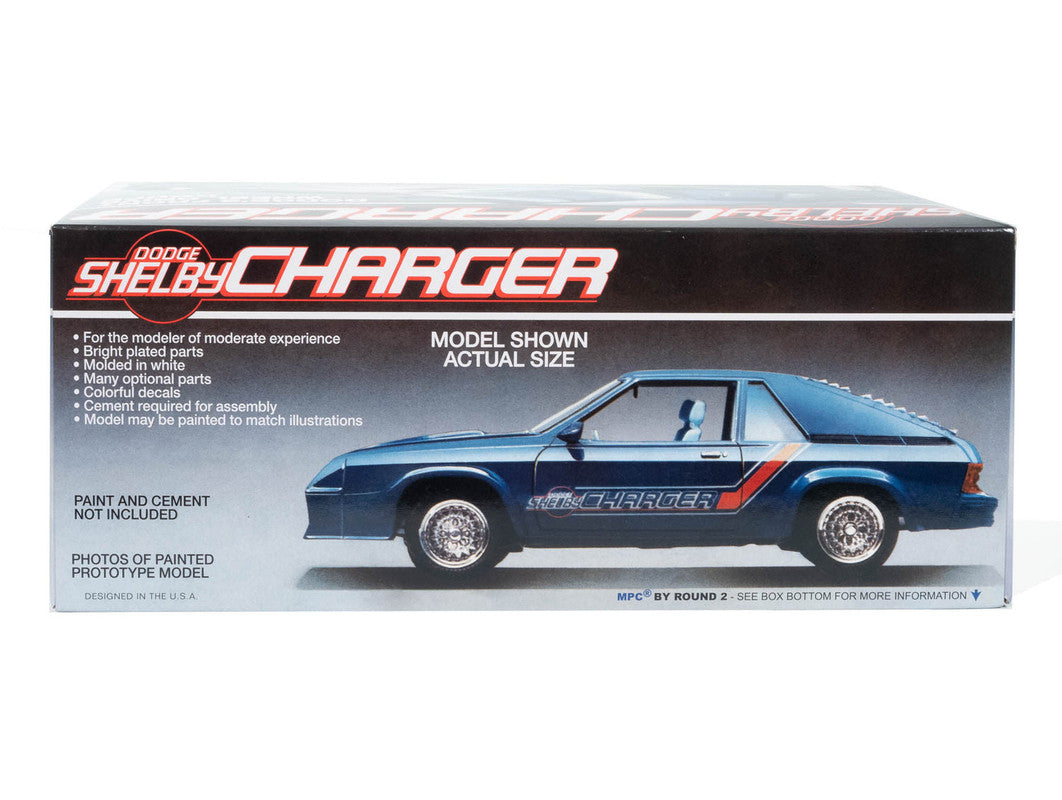 MPC 987 1:25 1986 Dodge Shelby Charger Plastic Model Kit