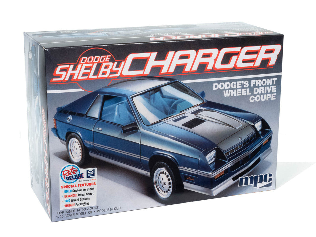 MPC 987 1:25 1986 Dodge Shelby Charger Plastic Model Kit