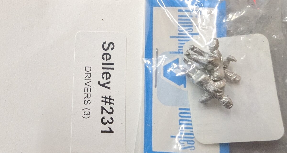 Finishing Touches 231 HO Cast Metal Selly Drivers (Set of 3)