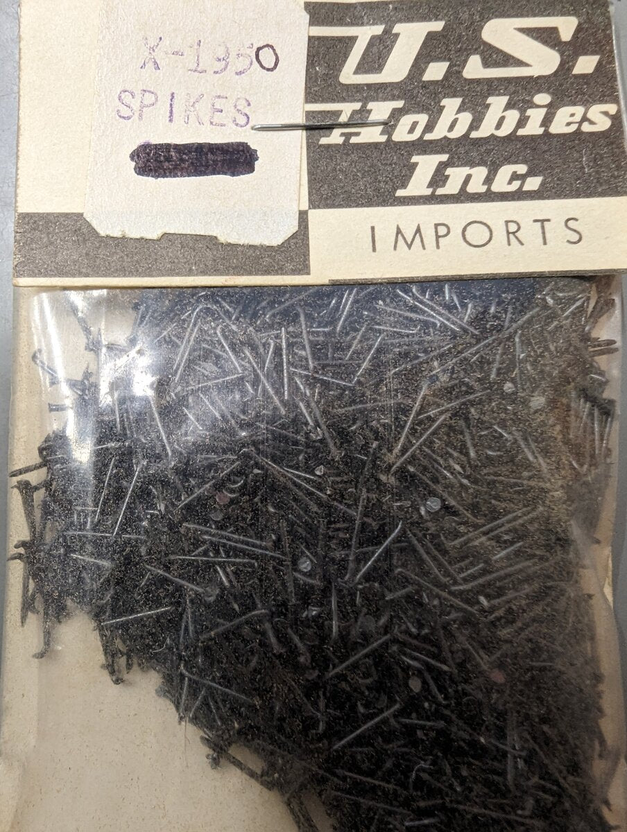U.S. Hobbies, Inc. X-195 O Gauge Spikes (Track Nails)