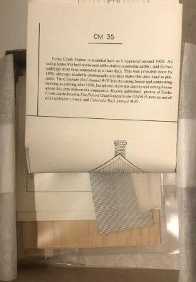 Classic Miniatures CM-35 HO Colorado & Southern Railway Fork's Creek Station Kit