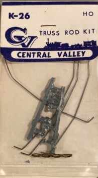 Central Valley Models K-26 HO Truss Rod Kit