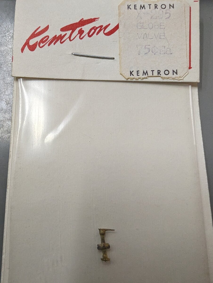 Kemtron X295 HO Globe Valve Trainz