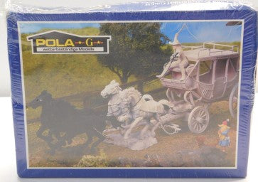 Pola 1837 G Scale Unassembled Black Horses