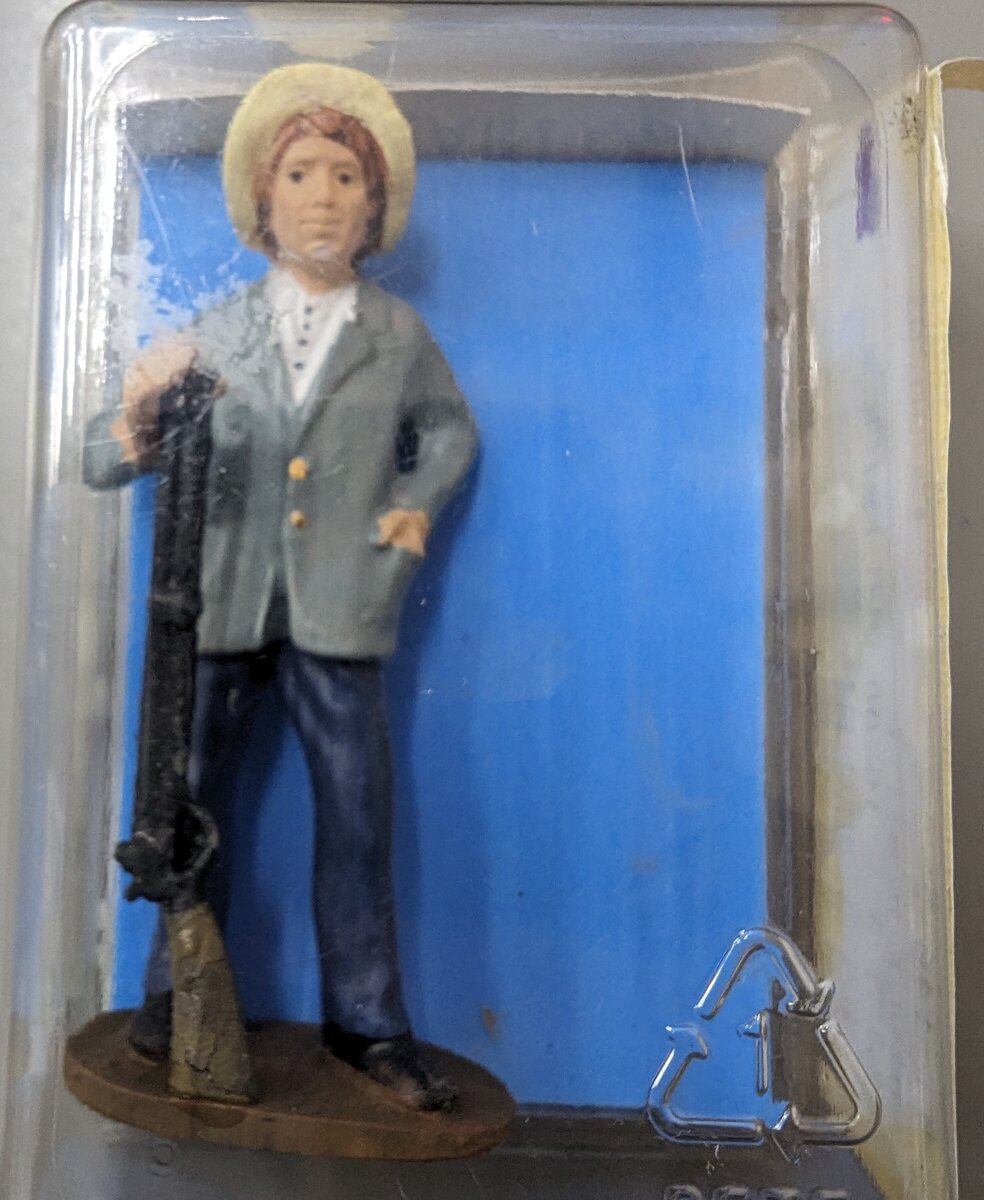 Just Plain Folk 146-2 G Scale Billy w/Rifle Figure