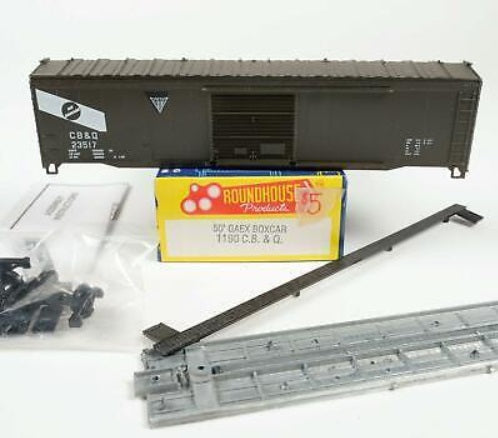 Roundhouse 1190 HO CB & Q 50' GAEX Boxcar Kit