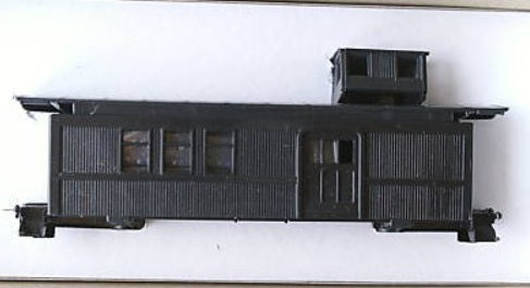 Roundhouse 03760 HO Undecorated 34' Overton Drovers Caboose Kit