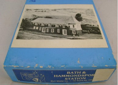 Muir Models 022-2750 HO Bath & Hammondsport Station Building Kit