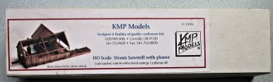 KMP Models 2007 HO Steam Powered Sawmill Craftsman Building Kit – Trainz