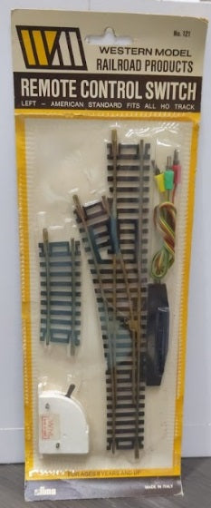 Lima 121 HO Western Model Remote Control Switch Left Fits All HO Track