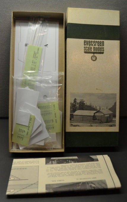 Evergreen Scale Models 802 HO Durfy Distributing Company Building Kit