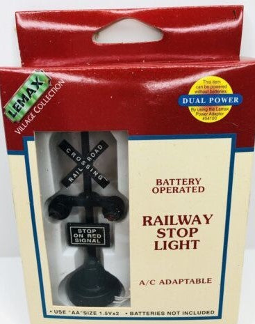 Lemax 84240 Village Collection Battery Operated Railway Stop Light
