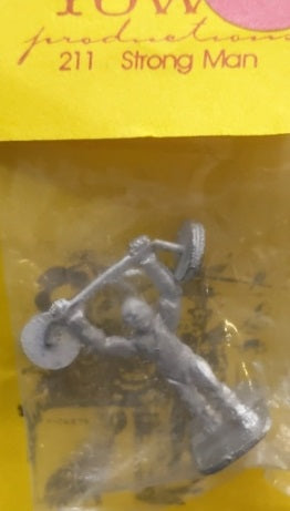 Circus Town 211 HO Scale Strong Man Metal Unpainted Figure