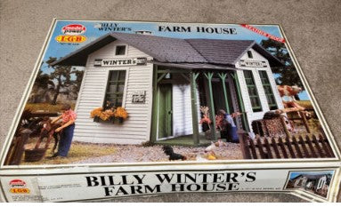 Model Power 1605 G Scale Billy Winter's Farm House Plastic Model Kit- Assembled