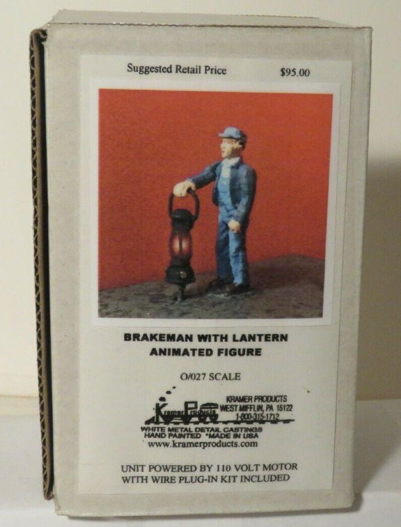 Kramer 105 O And O27 Brakeman W/Lantern Animated Figure 12 Volt Motor