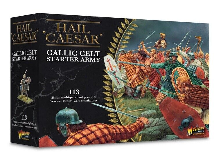 Warlord Games 102011501 Hail Caesar Gallic Celt Starter Army Resin & Plastic Kit