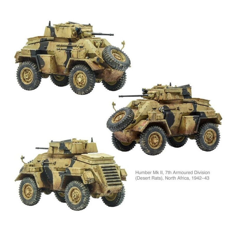 Warlord Games 402012029 1:56 Sd.Kfz 222/223 Armoured Car Military Vehicle Kit