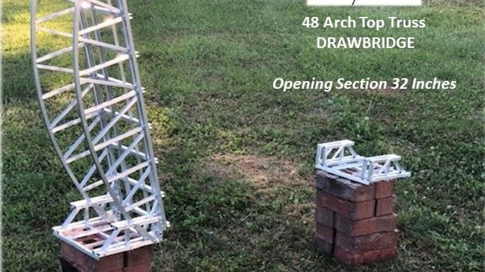 Split Jaw DW51 ARCHDRAW 40" Opening Aluminum Arch Top Drawbridge Single Track