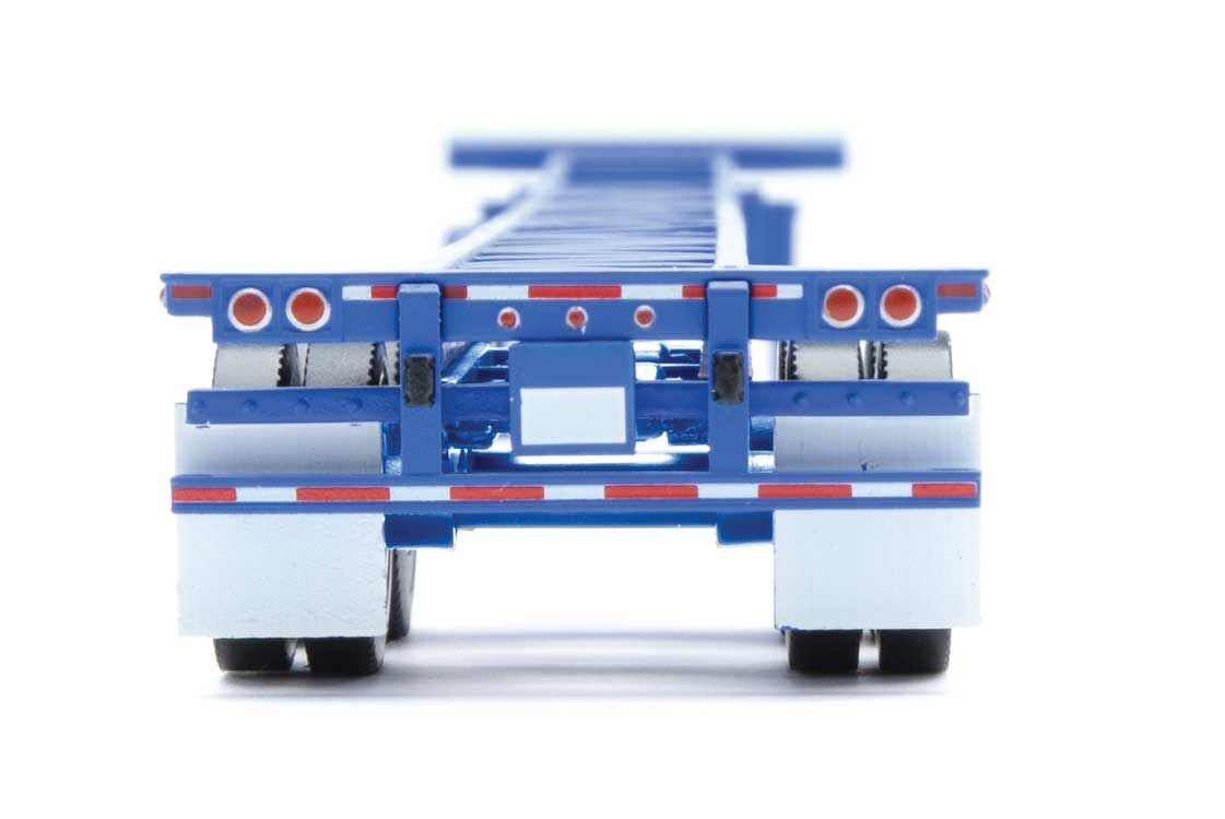 Walthers 949-4601 HO Blue 53' Container Chassis (Pack of 2)