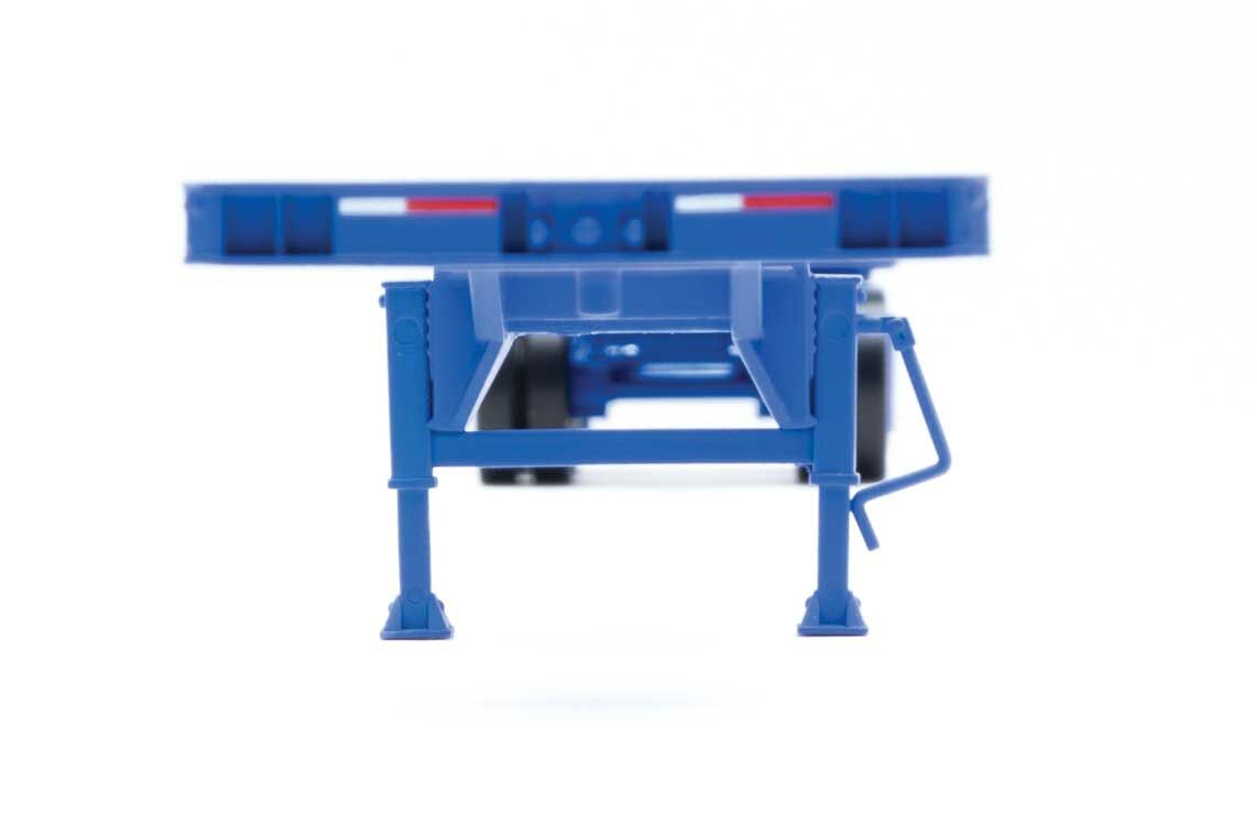 Walthers 949-4601 HO Blue 53' Container Chassis (Pack of 2)