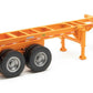 Walthers 949-4502 HO Orange 20' Container Chassis (Pack of 2)