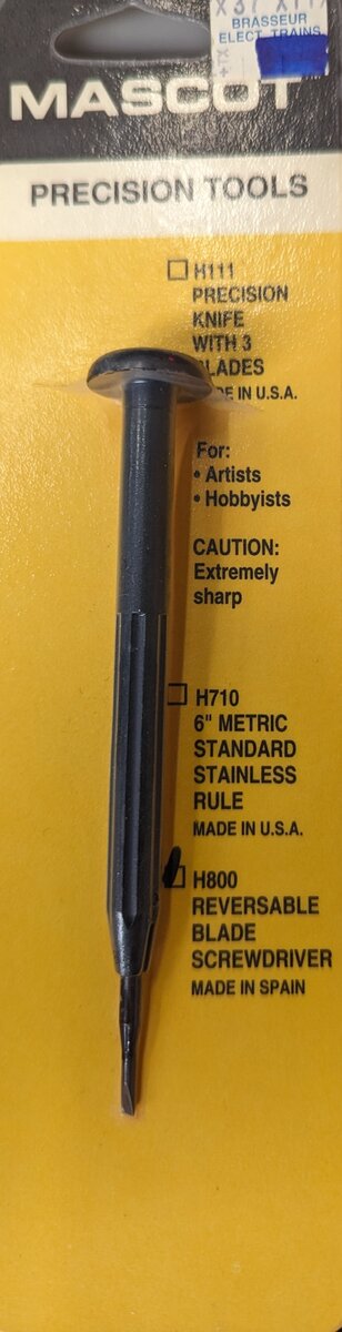 Mascot H800 Precision Tools Reversable Blade Screwdriver