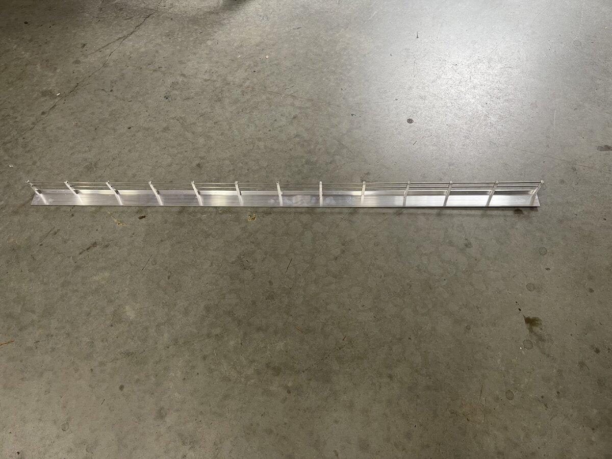 Split Jaw HR1 Aluminum 4' Handrails (Set of 2)