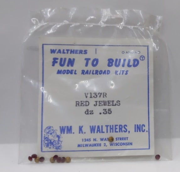Walthers V137R Red Jewels (Pack of 12)