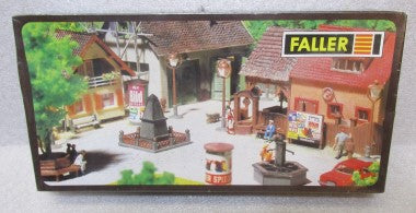 Faller B-580 HO Village Park Accessory Kit