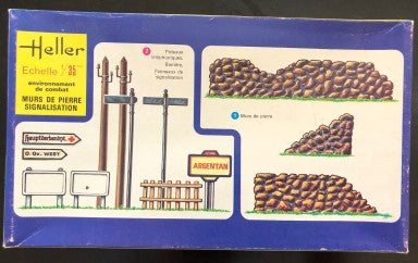 Heller 140 1/35 Scale Murs De Pierre Stone Walls & Signals Kit