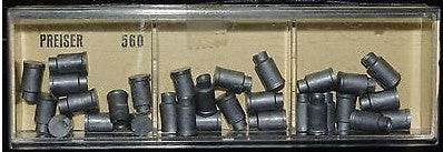 Preiser 560 HO Milk Churns Grey Plastic Accessory Pack