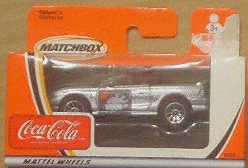 Matchbox 92353-0718 1:64 Silver Coca-Cola Polar Bears Convertible Vehicle