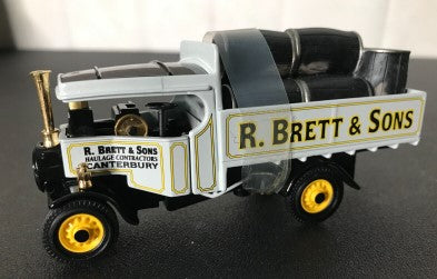 Matchbox YAS12-M Age of Steam II 1922 Foden Steam Wagon R.Brett & Sons