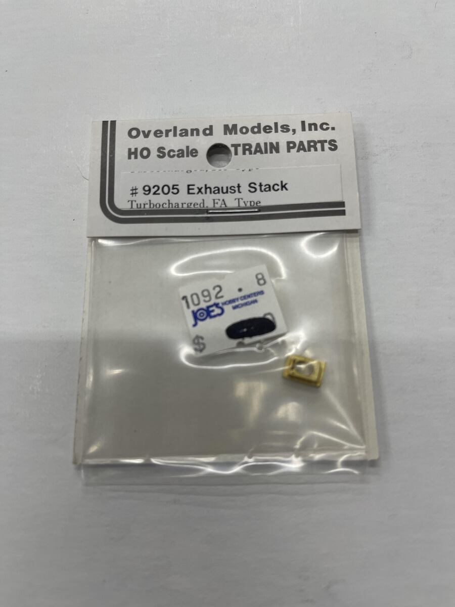 Overland 9205 HO Exhaust Stack Turbocharged FA Type