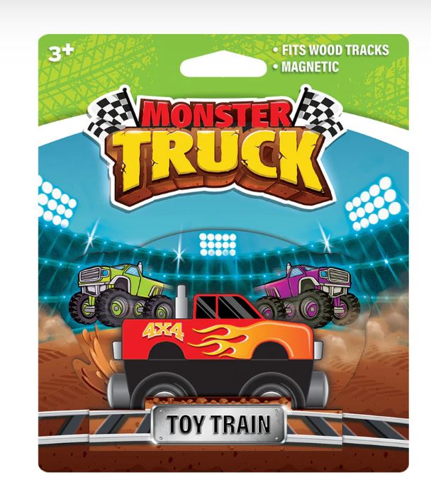 Masterpieces 42315 Monster Truck Wooden Toy Train