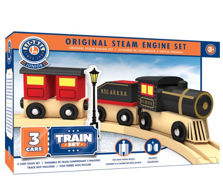 Masterpieces 42016 Lionel Original Wooden Steam Engine Set