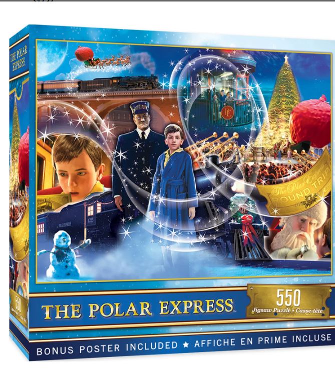 Masterpieces 31727.02 Polar Express Xmas Train 550 Piece Puzzle
