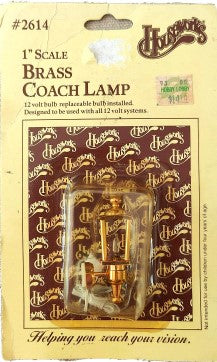 Houseworks 2614 1" Scale Brass Coach Lamp 12 Volt Bulb