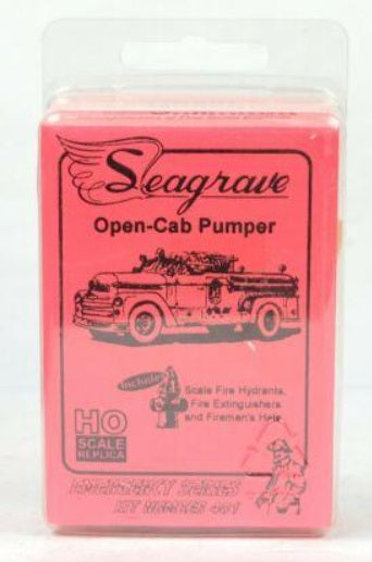 Seagrave 401 HO Scale Emergency Series Open Cab Pumper Fire Truck Resin Kit
