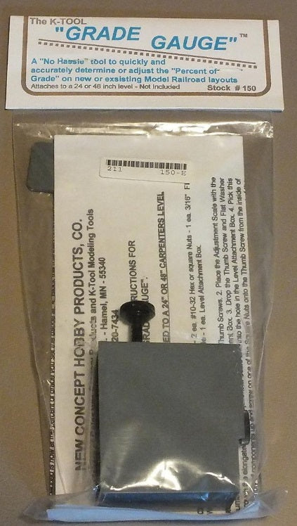 The K-Tool 150 HO Scale Grade Gauge