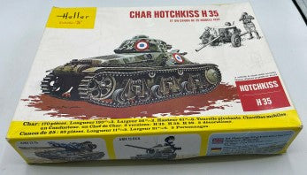 Heller 794 1:35 Char Hotchkiss H35 Canon , 1934 Military Tank Model Kit