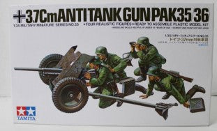 Tamiya MM135.300 1:35 3.7Cm Antitank Gun (PAK35/36) Plastic Model Kit