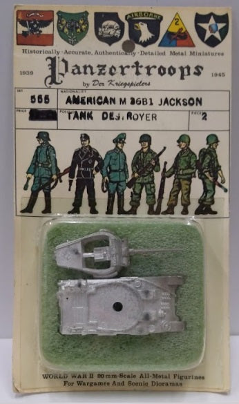 Der Kriegspielers 555 20mm Panzertroops Tank Destroyer AmericanM36B1 Jackson Kit