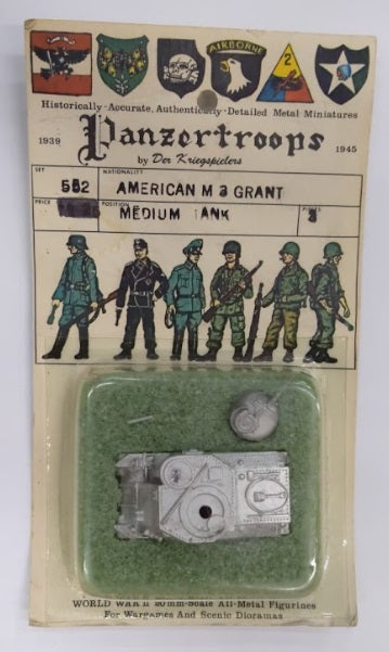 Der Kriegspielers 582 20 MM Panzertroops American M3Grant Medium Tank Metal Kit