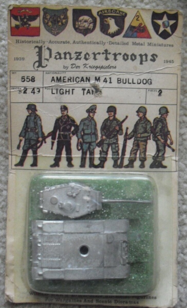 Der Kriegspielers 558 20 MM Panzertroops American M41 Bulldog Light Tank Kit