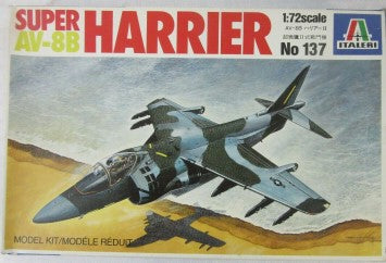 Italeri 137 1:72 Super Av-8B Harrier Plastic Model Kit